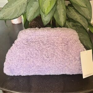 COS Oversized Frame Sherpa Teddy Clutch